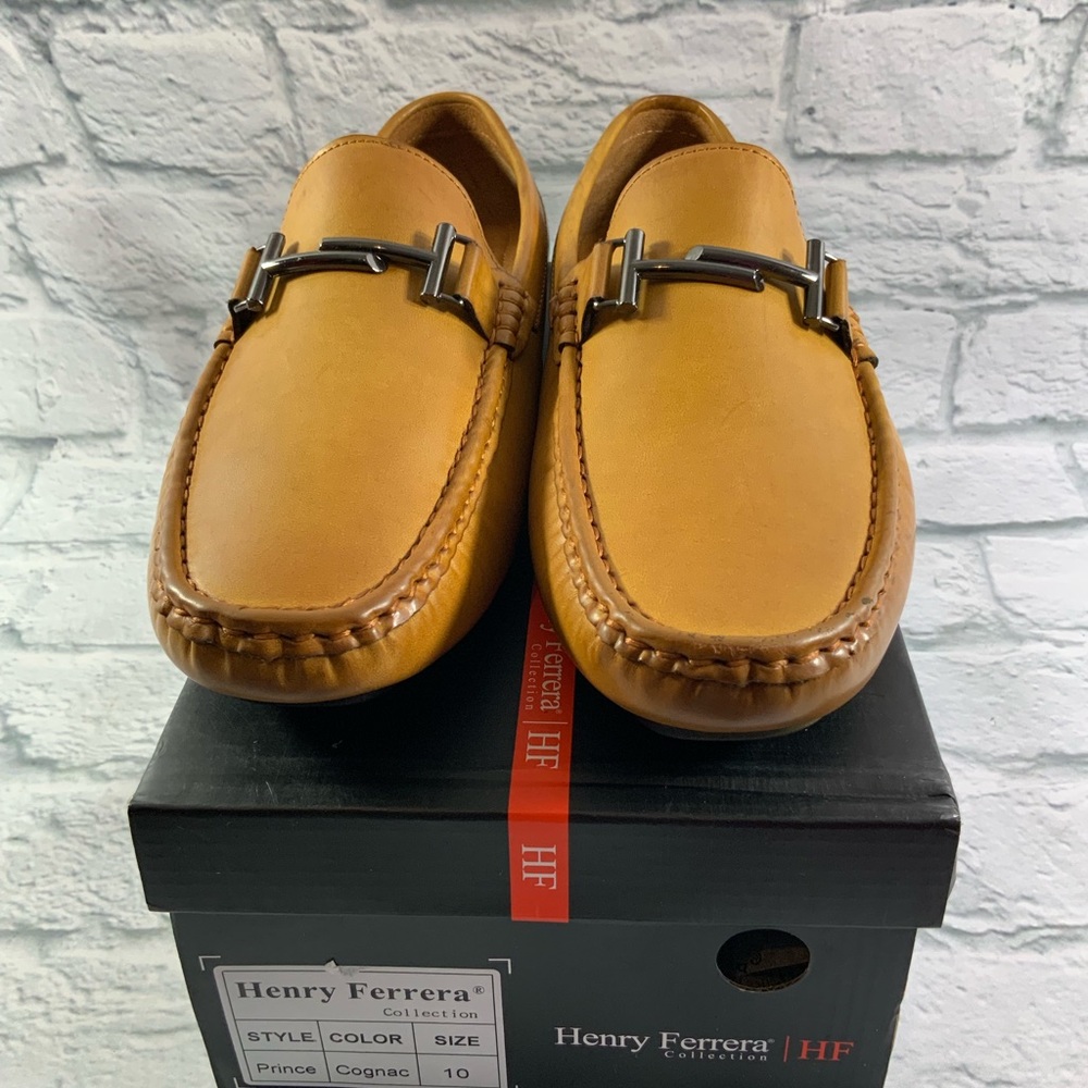Henry Ferrera Prince Slip-On Loafers Size 10